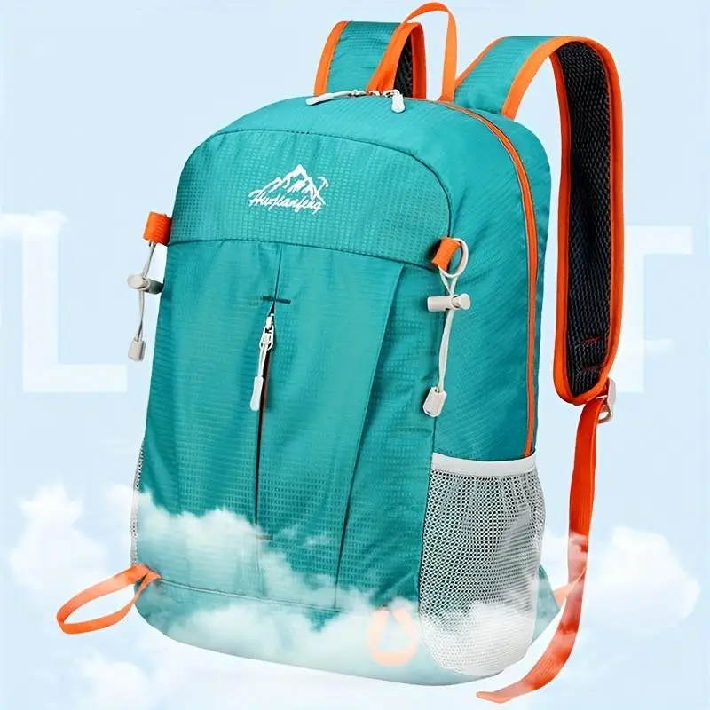 Outdoor Backpack Lightweight Foldable Travel Bag, Bicycle Compatible Pack for Hiking Camping Cycling, Versatile Use for Adventur