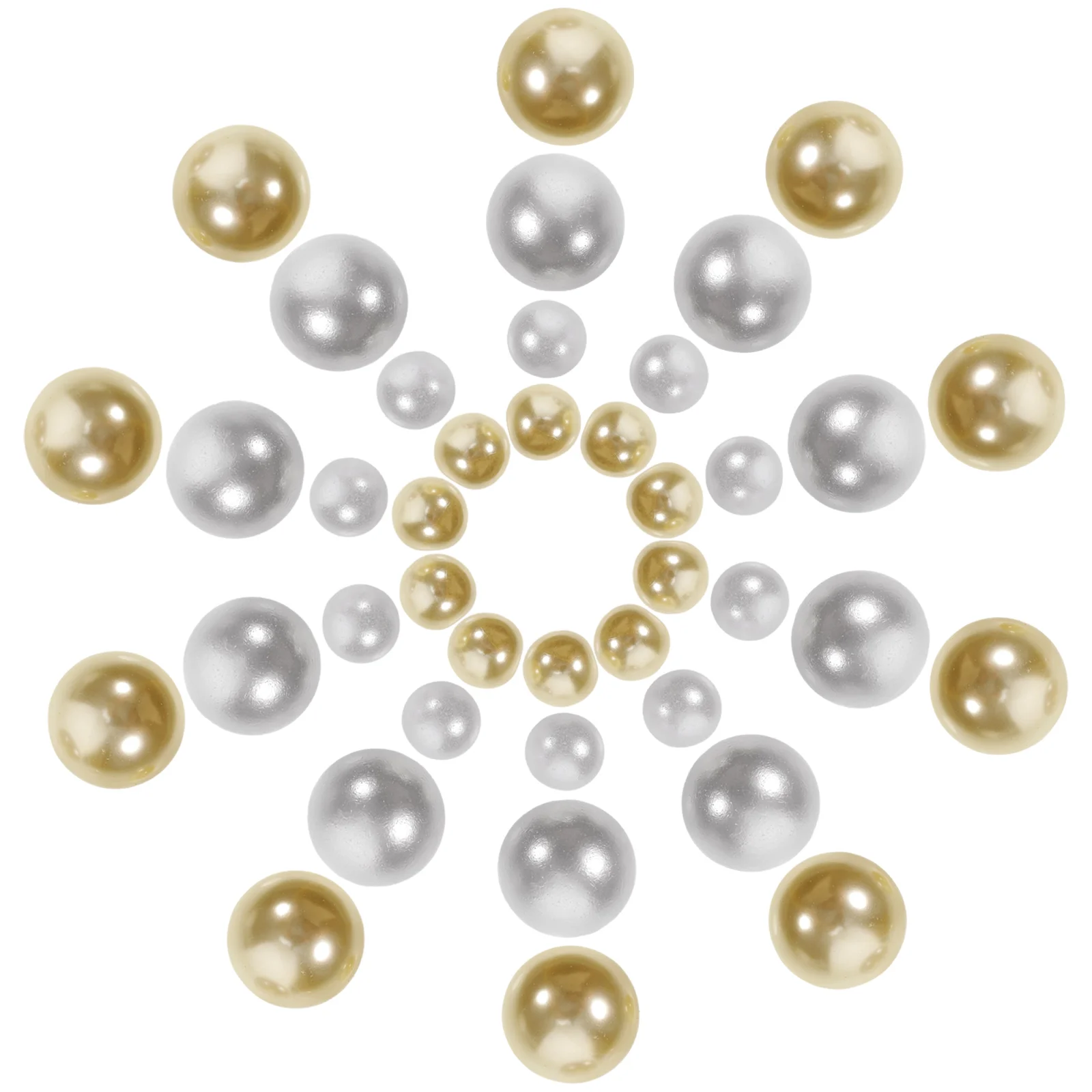 

300 Pcs Pearls Vase Filler Loose Beads Bulk Crafts Abs No Holes Floating Beads Decorative Vase Fillers Centerpieces