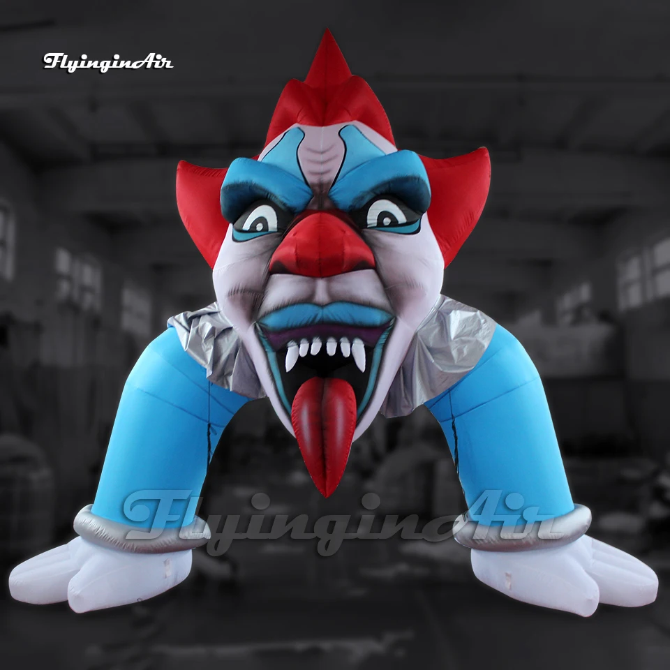 

6m Outdoor Giant Inflatable Devil Arch Halloween Entrance Gate Air Blow Up Clown Arched Door for Saint's Day Decoration