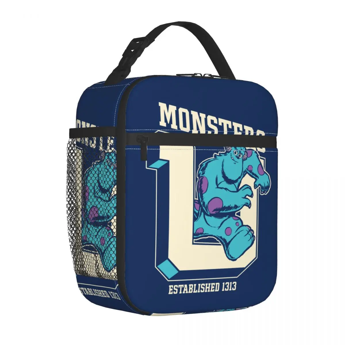 Monsters Inc U James P. Sullivan Insulated Lunch Bags High Capacity Lunch Container Cooler Bag Tote...