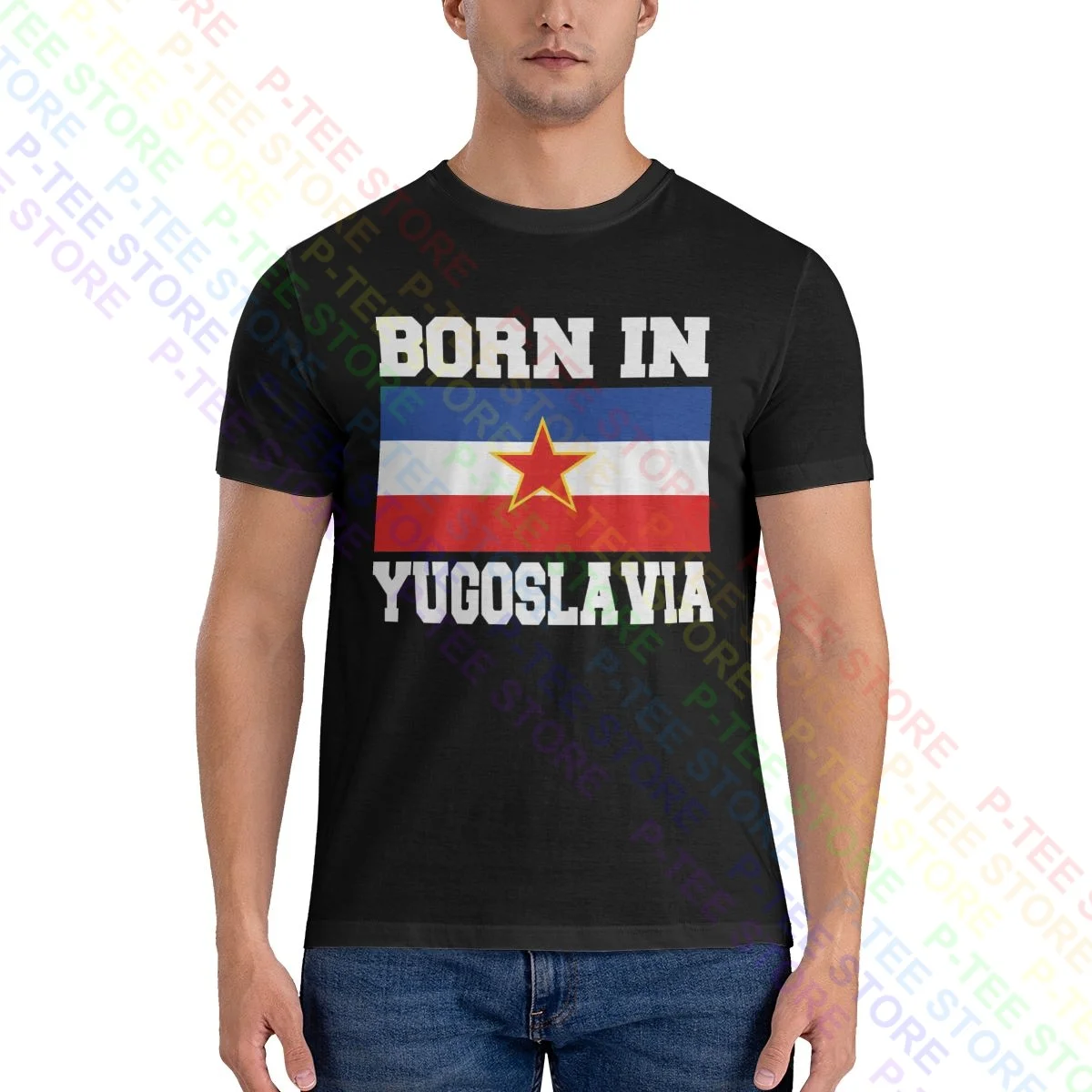 Born In Yugoslavia Jugoslavija Yugonostalgic Made In Flag Shirt T-shirt Best Streetwear Tee