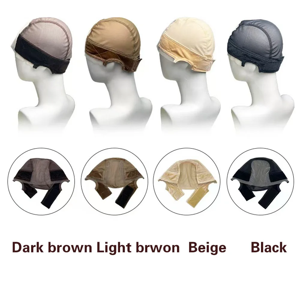

Lace Cap with Headband for Lace Front Wigs Lace Wig Grip Cap for Women, Adjustable Wig Caps for Women Non Slip with Headband