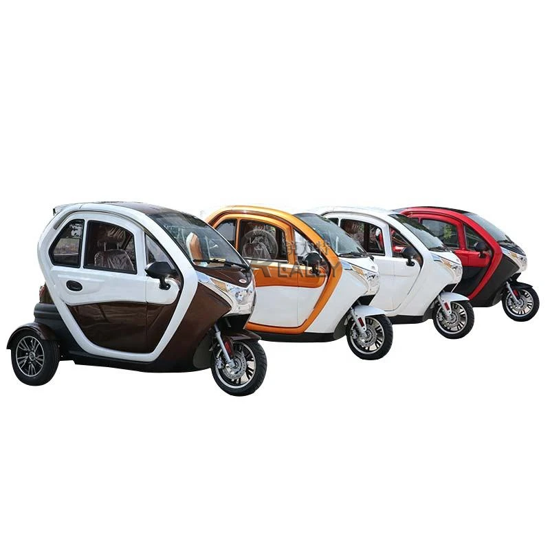 Household Electric Tricycle Commercial Passenger Three Seater 45km Small Portable Three Wheel Tricycle