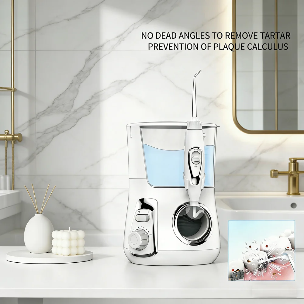 800ml-large-tank-oral-irrigator-10cleaning-modes-5nozzles-countertop-water-flosser-for-plaque-removal-cavity-prevention