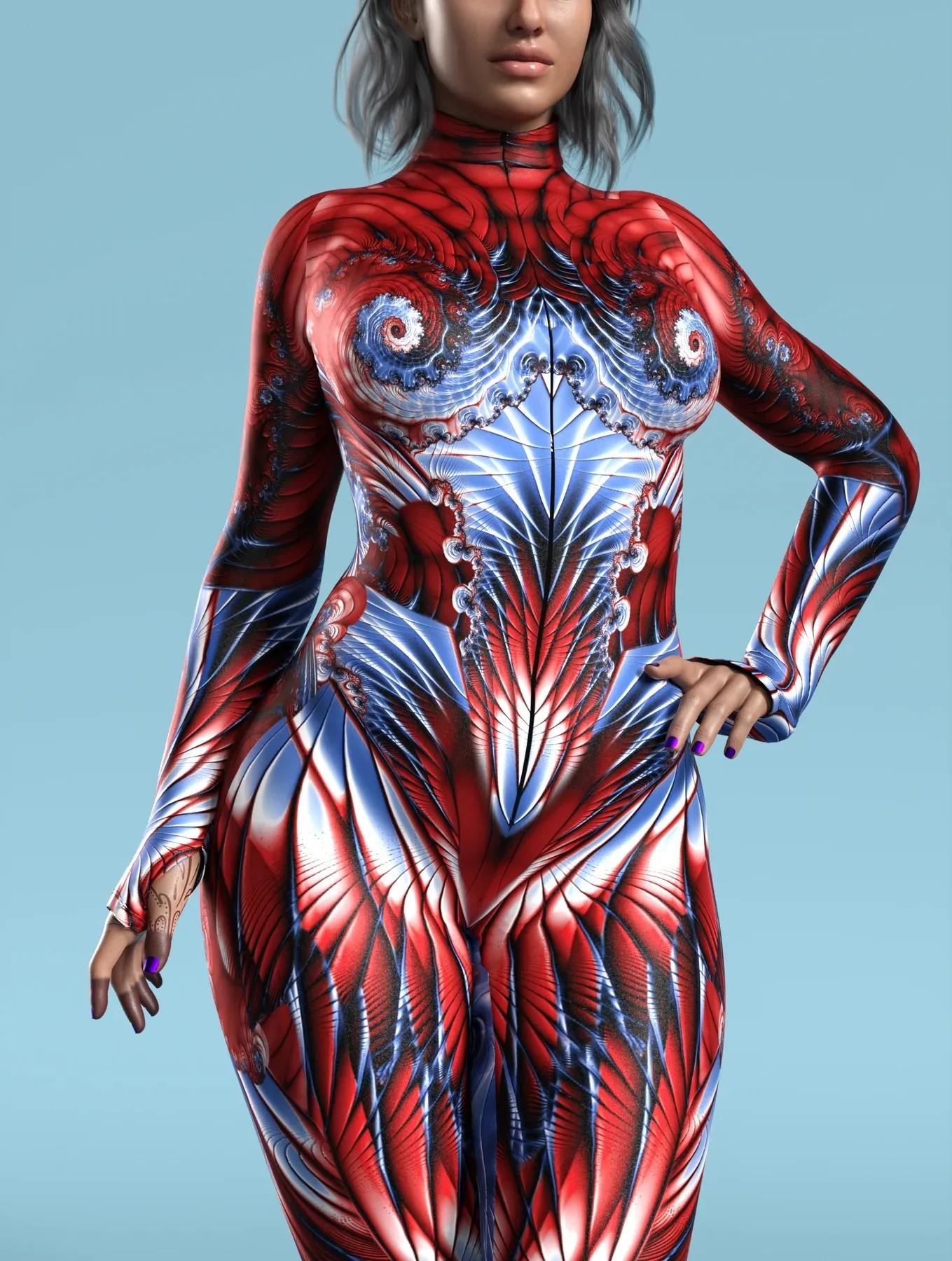 Damen Herren Muskel-Mensch Wüste Dazzle in Sieben Farben 3D-Druck Verkleidungs-Jumpsuit Halloween-Party Cosplay-Kostüme Outfit – Detail 16