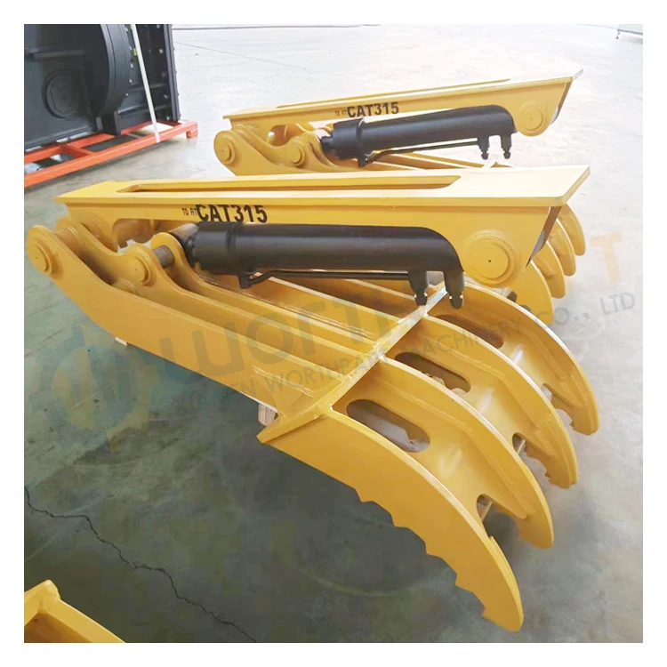 Professional Customizable Mini Excavator Attachment Hydraulic Thumb Bucket Excavator Mechanic Thumb Grab For Sale