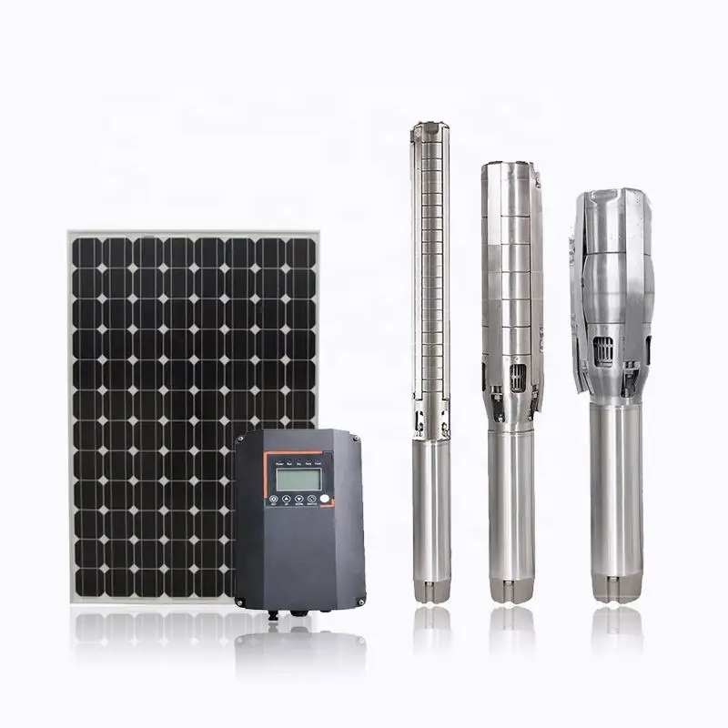 3000W 450V DC  Solar Water Pump 325m Lift 3.7m³/h SS304 ISO  Certified 2 Year Warranty for Agricultural Irrigation