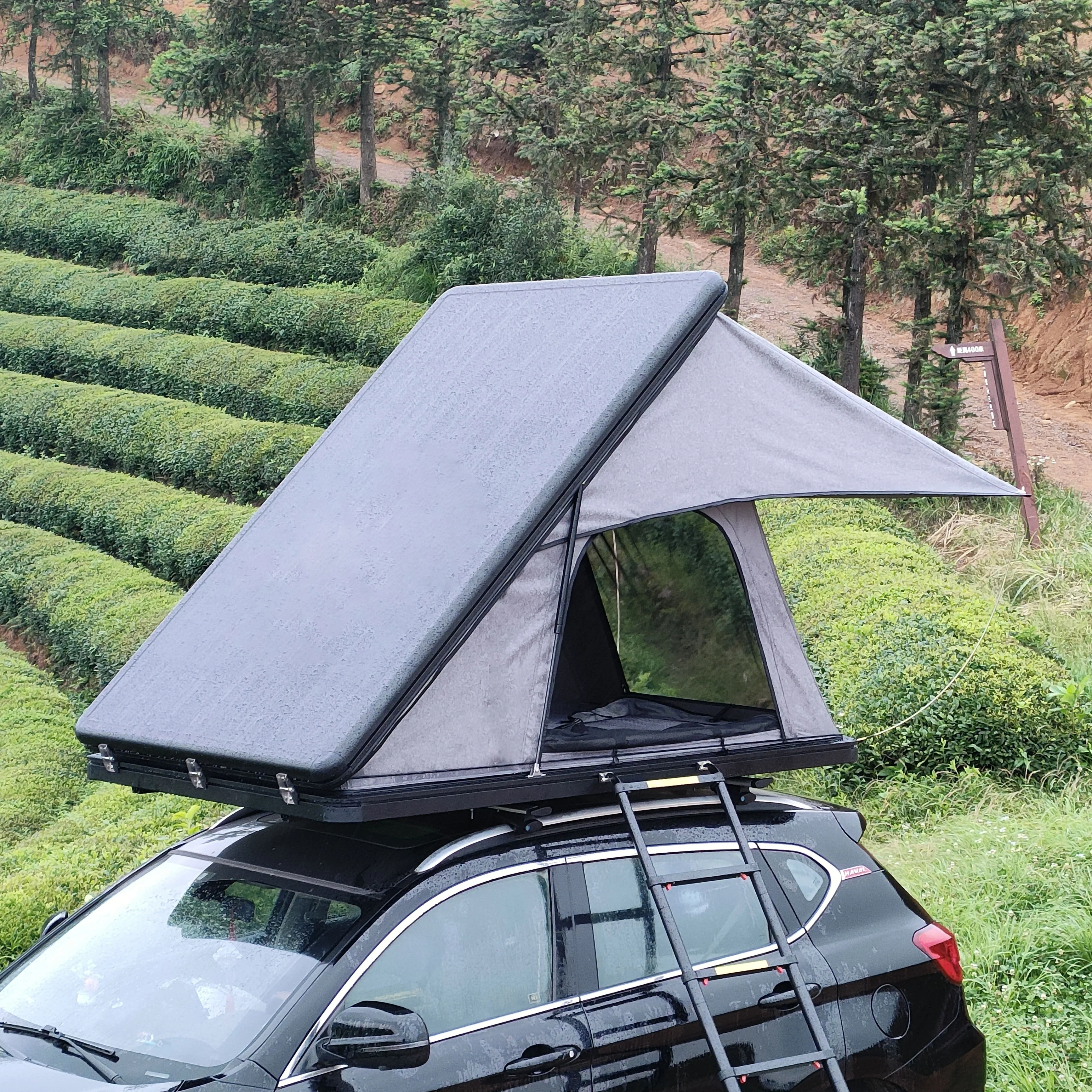 2人用ハードシェルアルミルーフトップテント、快適性と耐久性を - Roof Top Tent Hard Shell 2 Person のレビューと価格