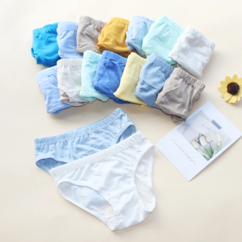 12pcs/Lot Boys Briefs Kids Underewears Panties Baby Underpants Panties 2-12Years