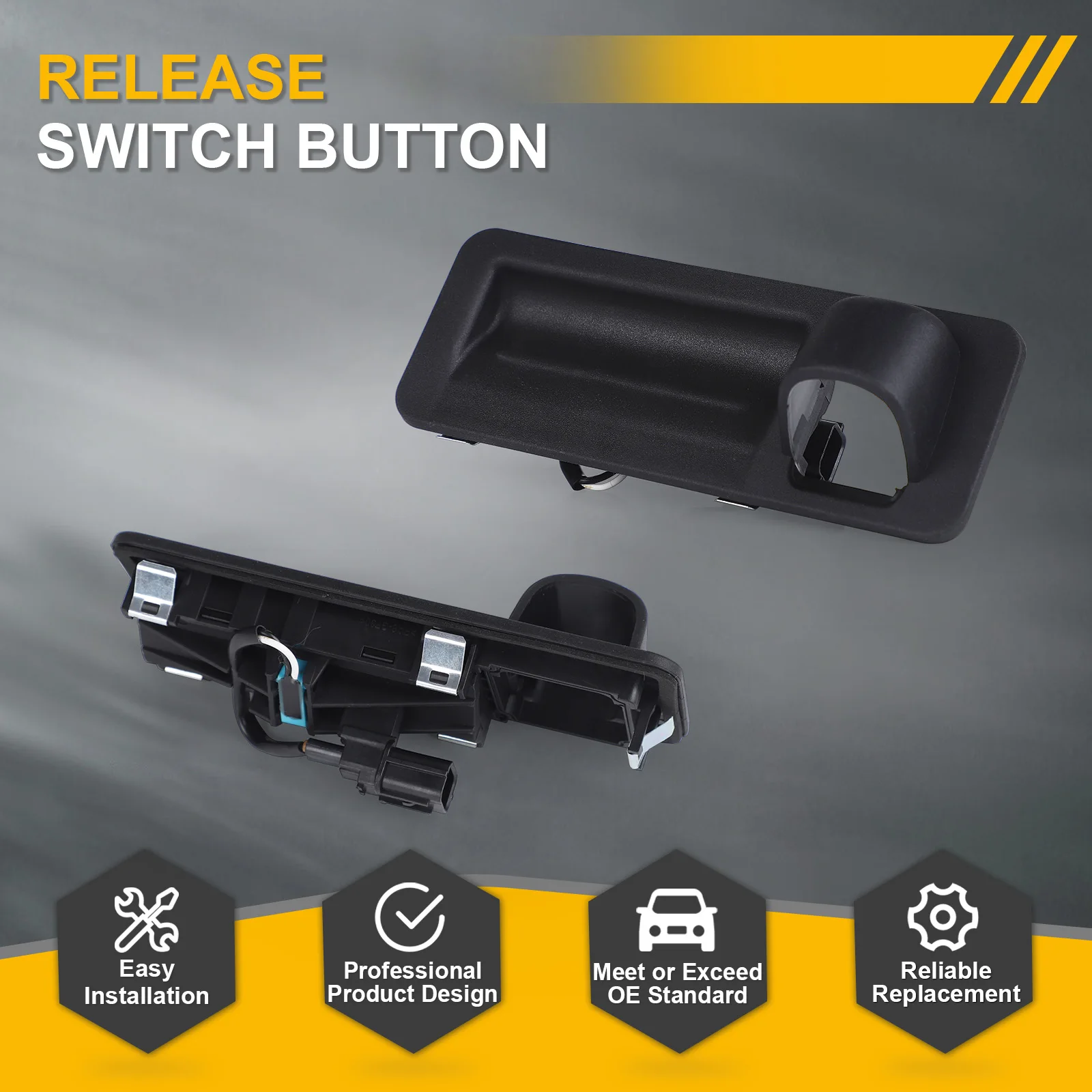 For HYUNDAI 2017 Elantra AD Rear Trunk Rear Box Switch Button Luggage Lock-in Handle Touch Switch 81260F2010 81260-F2010 6