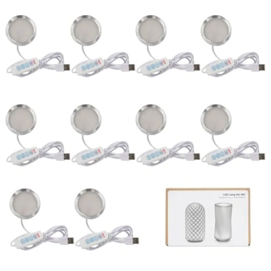 

LED Lamp Kit 001 for Bambu Lab H2S/P2S/P1P/A1 Makerworld for anycubic Makeronline 3D Printer Light DIY Hardware Model Spare Par