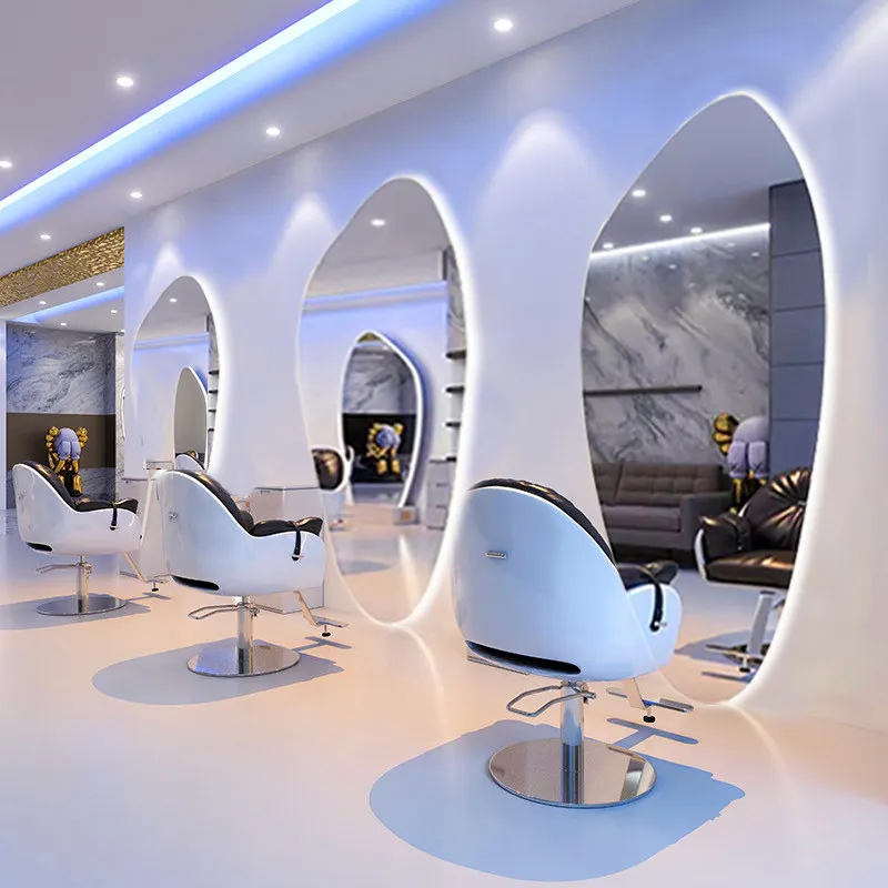 

Barber Shop Mirror Table Beauty Floor Cutting Hair Salon Special
