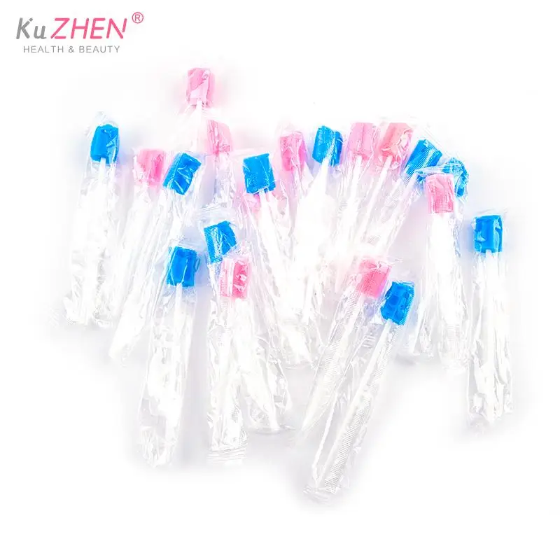 10PCS/Pack Disposable Oral Care Sponge Swab Unglazed Sterile Tooth Swab Cotton Pad Micro Brush Sponge Rod Stick Cleaning Care