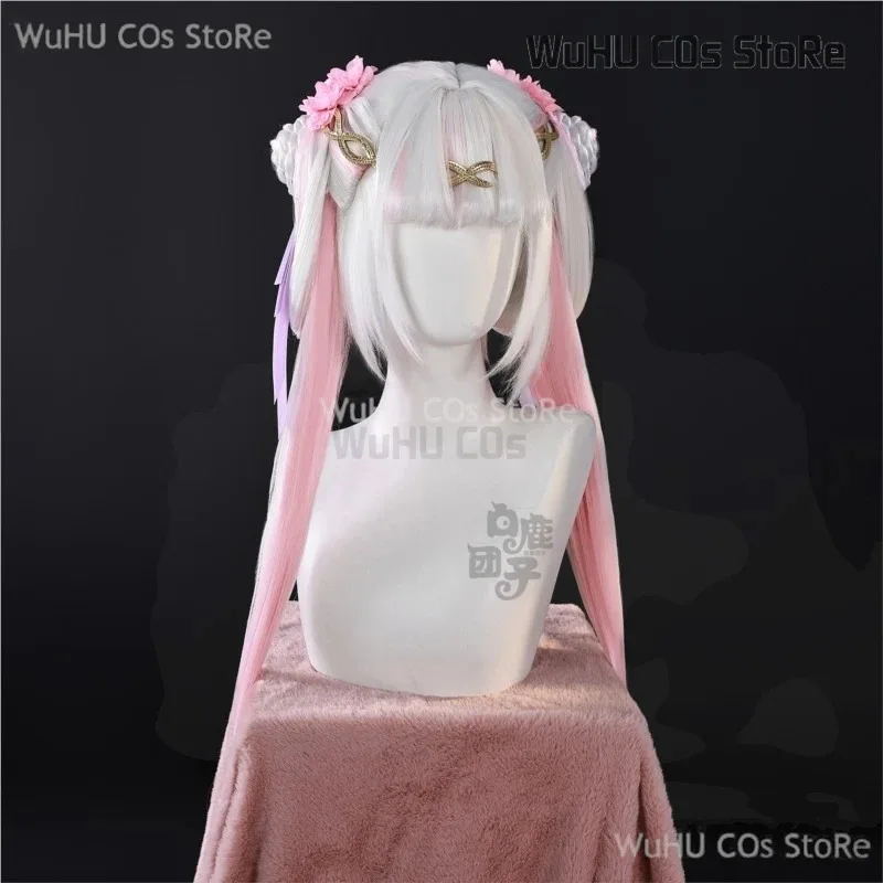 

Game Wuthering Waves Jinhsi Cosplay Costume Pink Dress Jinhsi Wig Hanfu Shoes Spring Festival Suit New Skin Women Halloween Cos