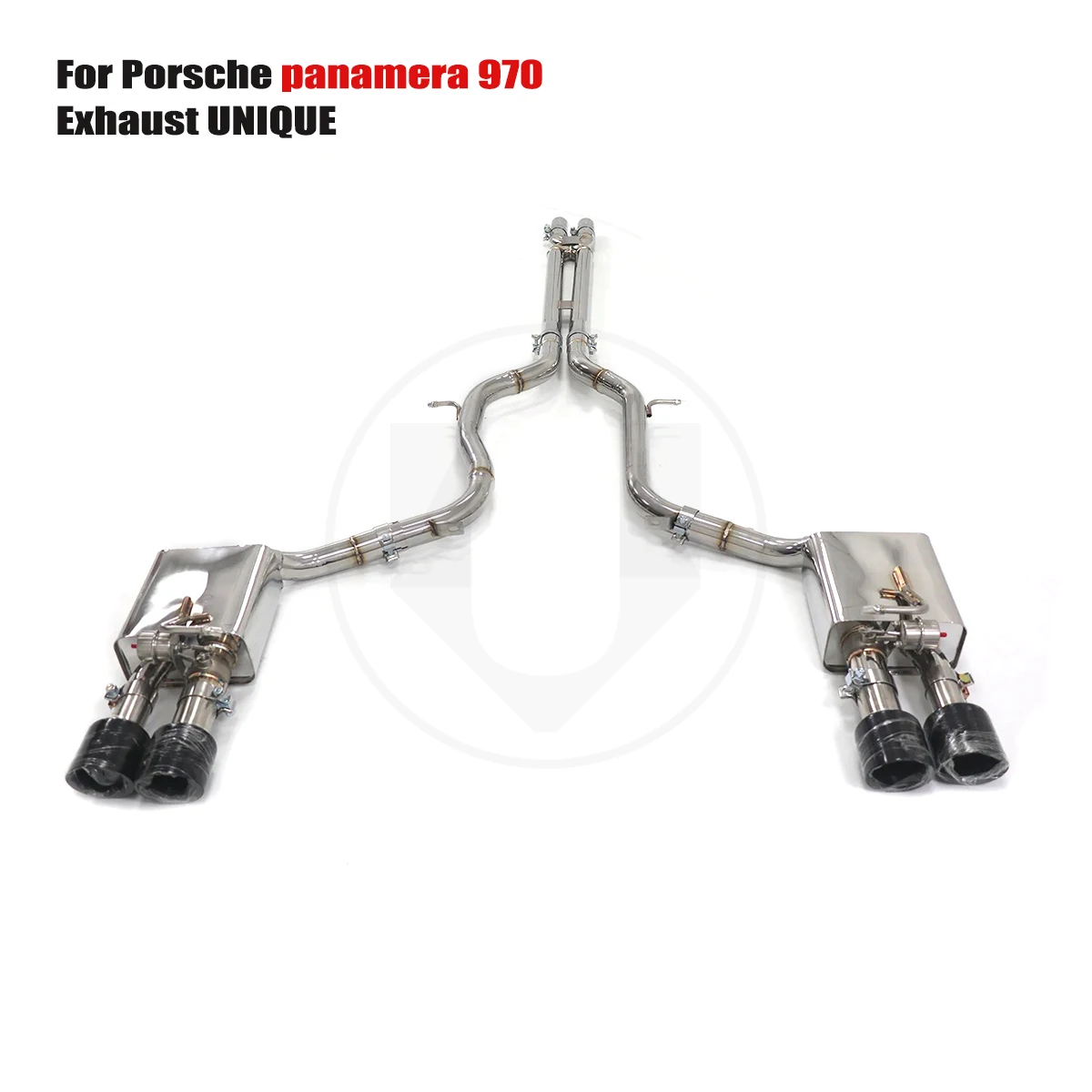 UNIQUE For 2010-2016 Porsche panamera 970 3.0T 3.6L 4.8L 4.8T performance valve exhaust system ss304 exhaust muffler