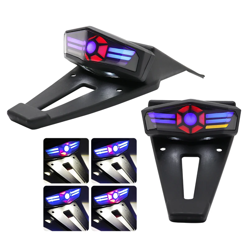 Universal Signal Lamp Taillight for Bobber Enduro Dirt Bike Motorcycle ATV LED Rear Tail Turn Signals Brake Light Stop Indicator