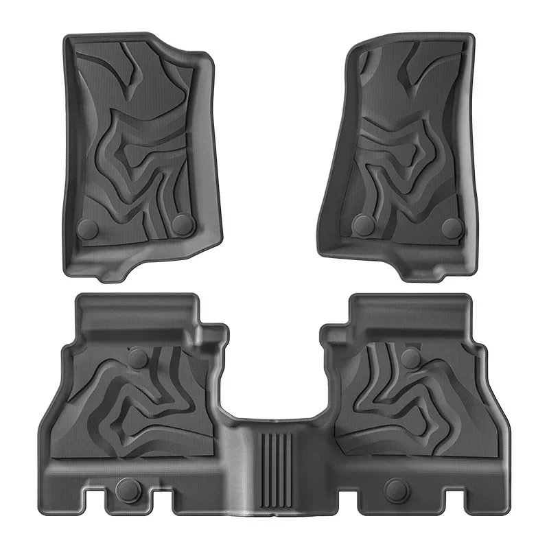 

Custom Custom Car Floor Mat for Jeep Wrangler 2018-2024 Fuel 3D TPE Car Mats Waterproof Non-slip Luxury Carpet Car Foot Mat