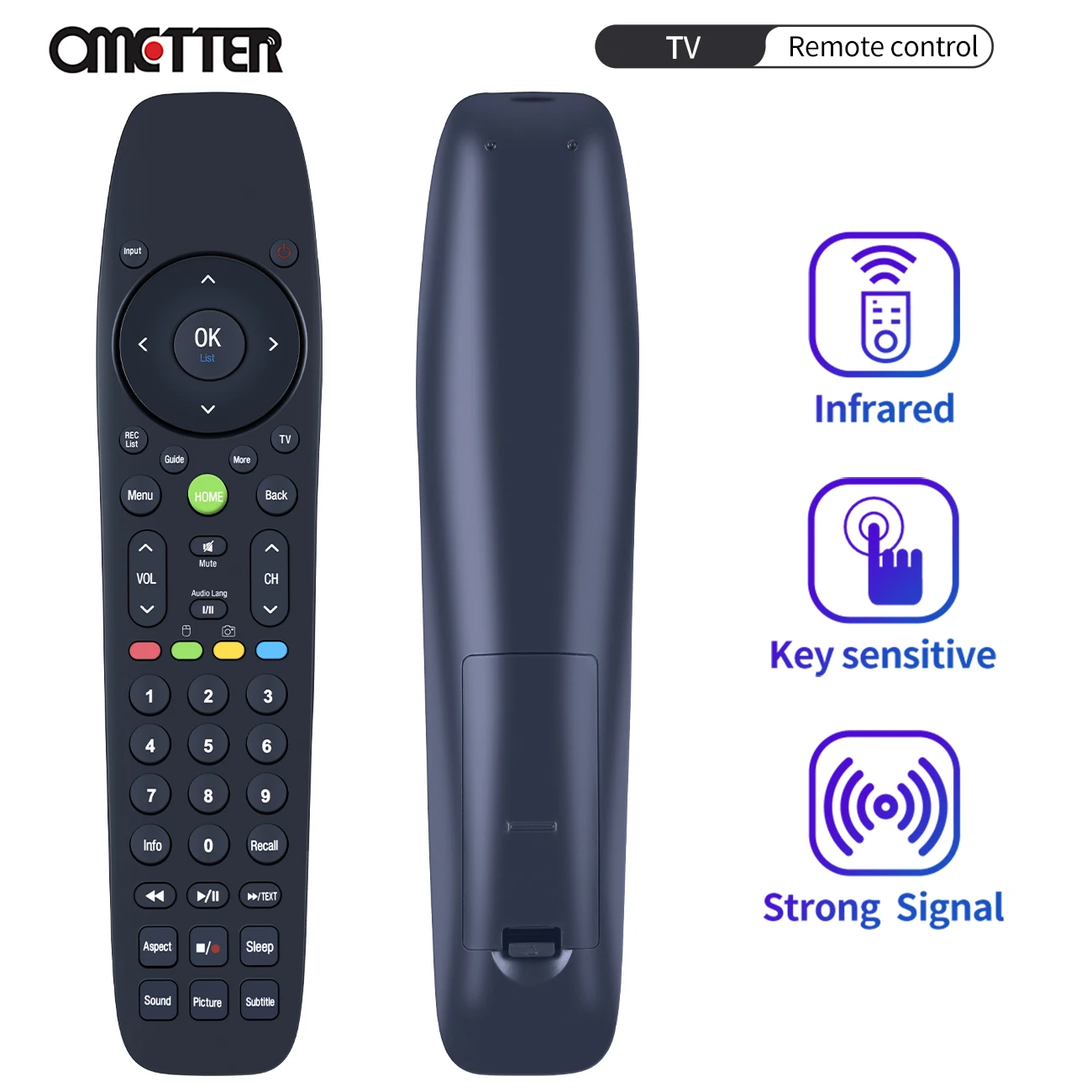 

New for DEXP Palsonic Frego Ztrust Goldsky Gazal Myros X Vision Konka Haas Vox Wansa Smart TV Remote Control