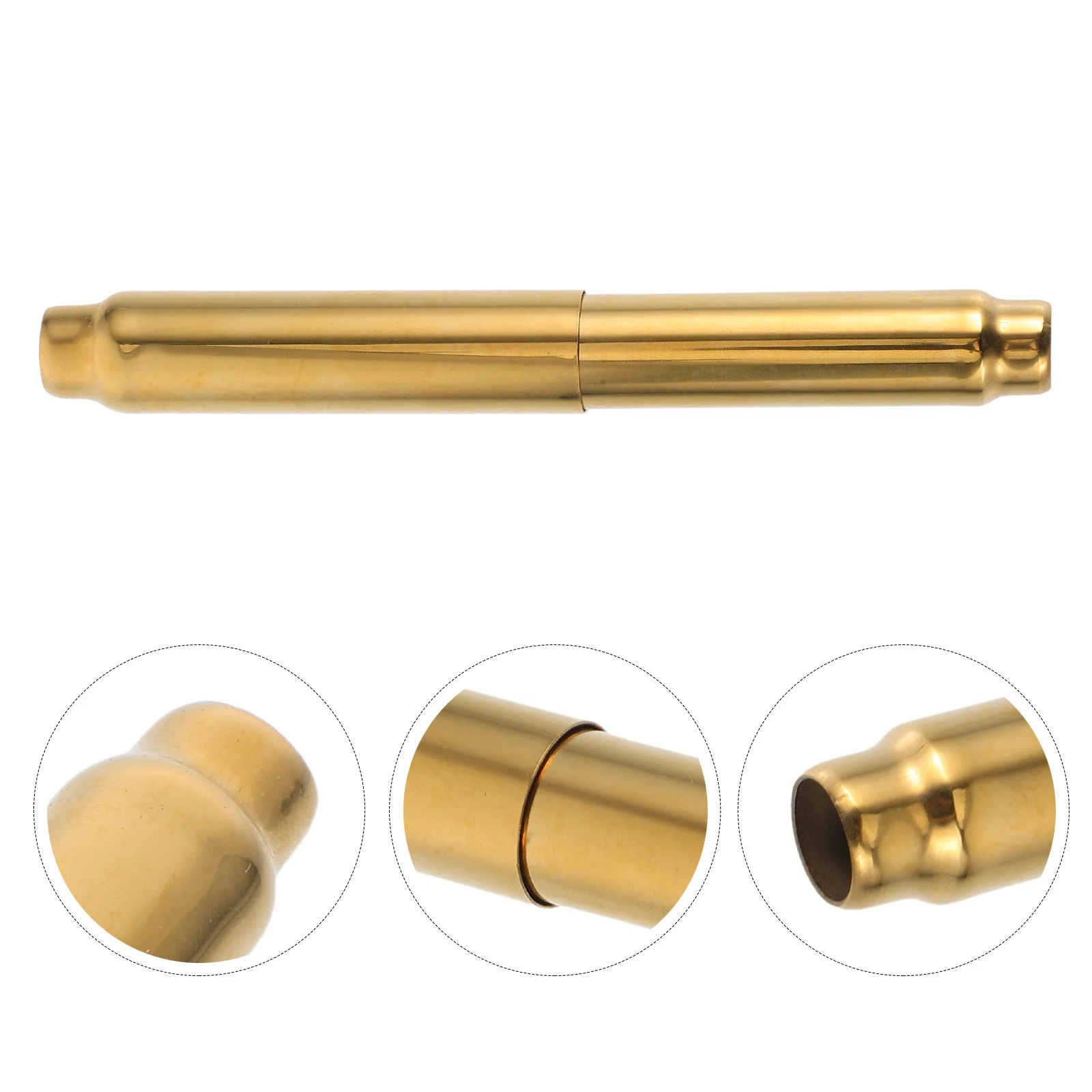 

Spring Loaded Toilet Paper Holder Retractable Shaft Stainless Steel Modern Elegant Bathroom Storage Toilet Paper Rack