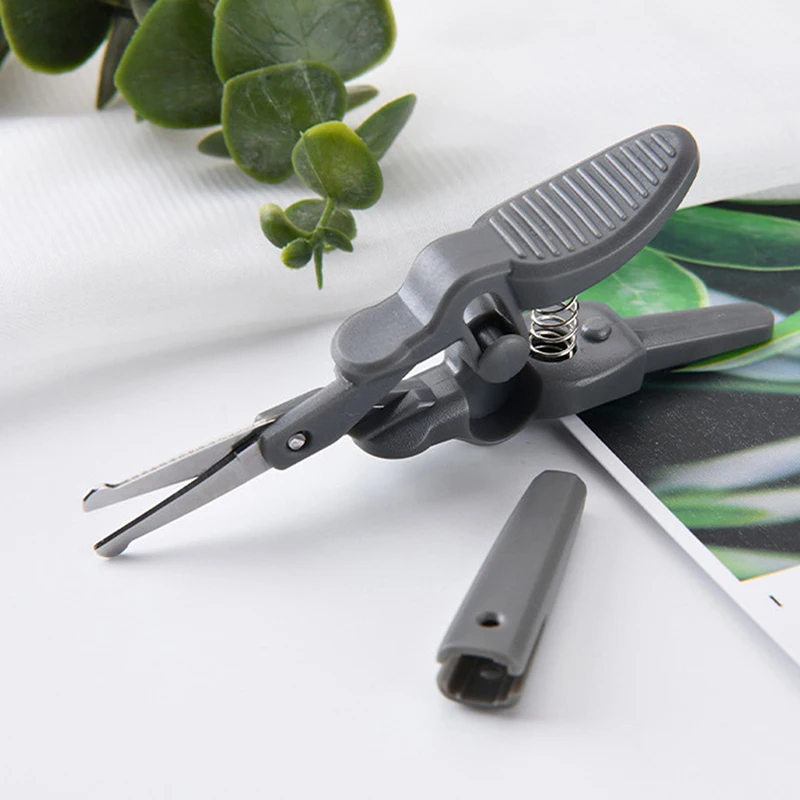 1 pz naso forbici per capelli in acciaio inox testa tonda bellezza Trimmer naso capelli Trimmer portatile ergonomia naso tagliacapelli