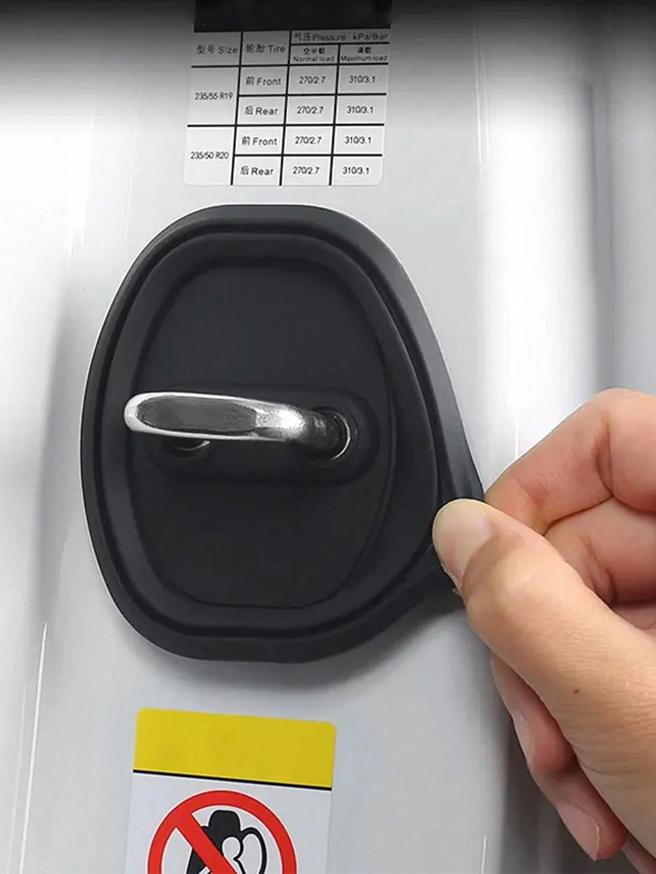 4 шт./компл. силиконовая защита пряжки дверного замка, амортизирующая и шумопоглощающая буферная накладка, антикоррозийная и противоударная крышка,