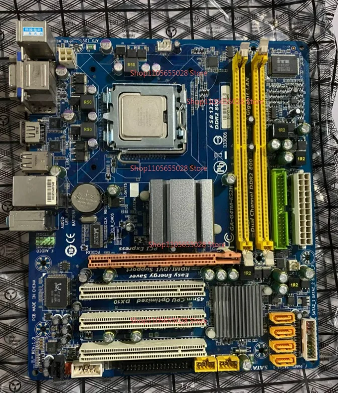 For Gigabyte G41 Motherboard LGA775 DDR2 G41M-ES2L/S2H/ES Onboard Graphics Support Quad Core CPUs