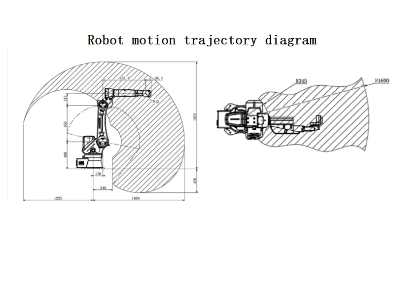Robot de soudage automatique multifonctionnel BRTIRWD1606A, bras de Robot industriel BORUNTE