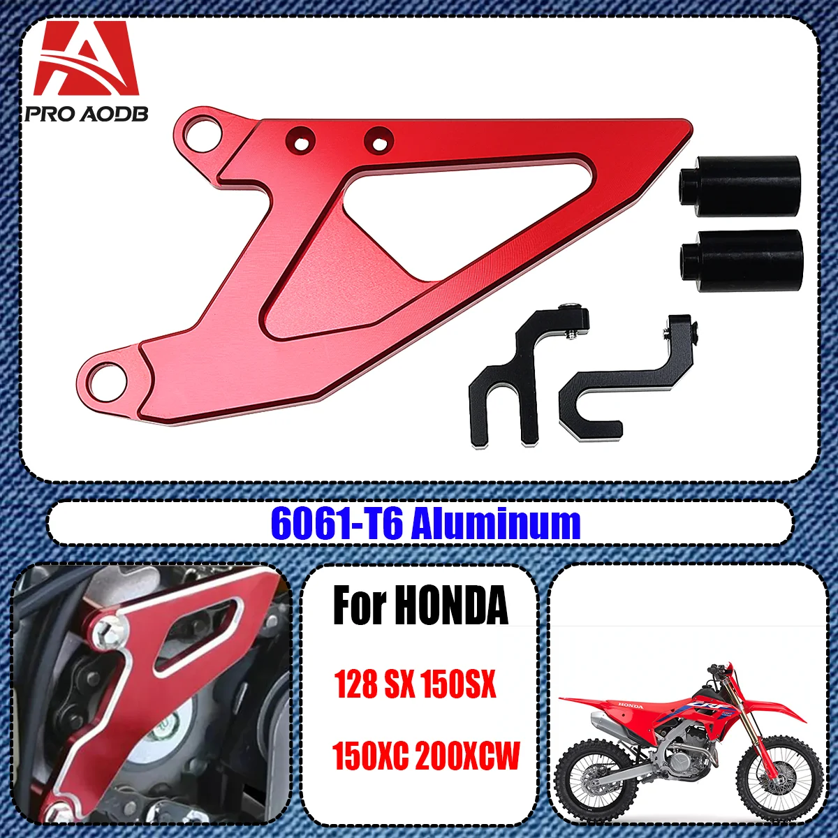 

For Honda CRF250R CRF450R CRF 250R 450R 2009 2010-2017 MX Dirt Bike Motocross CNC Front Chain Protector Sprocket Guards Cover