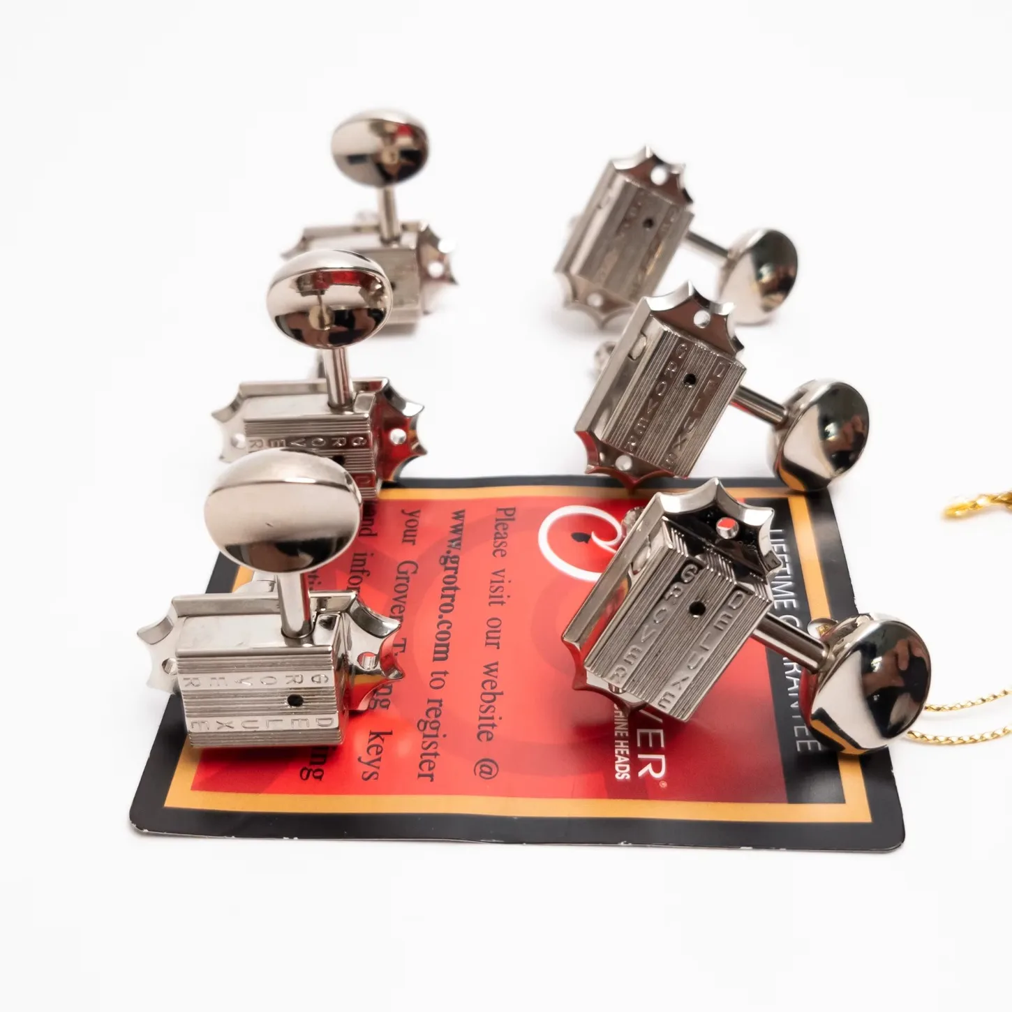 Electric Guitar Tuners 3R3L Vintage Deluxe Style 136 Series Machine Heads Tuning Pegs for LP SG Guitar Parts view 3