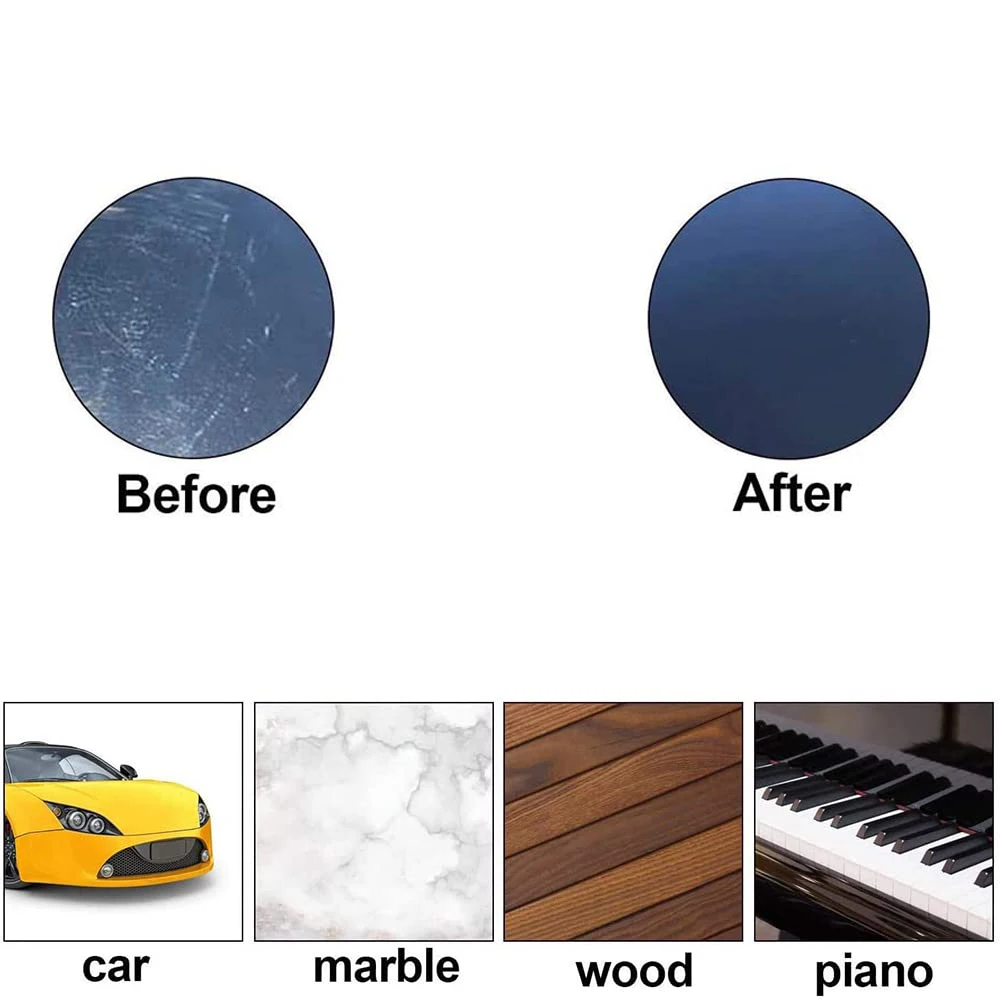 1/4Pcs Flocking Wool Felt ล้อขัด 100 มม.125 มม.ภาษาโปลิชคําล้อ Backing Pad สําหรับสแตนเลสแก้วภาษาโปลิชคําซ่อมรอยขีดข่วน