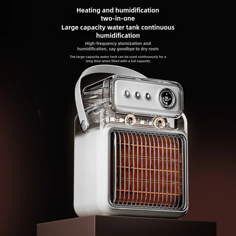 سخان PTC من السيراميك بقوة 1200 وات من AZM للمساحة المحمولة للمنزل/المكتب/غرفة النوم مع منظم حرارة ذكي وحماية من الأطراف #5