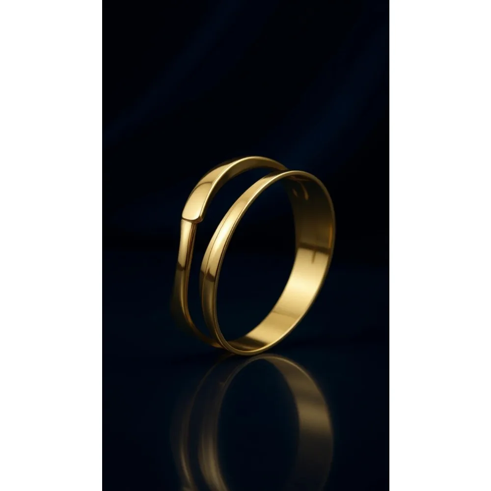 

Набор из 6 золотых браслетов на руку, регулируемые, минималистичные, тонкие, витые, модные украшения для женщин