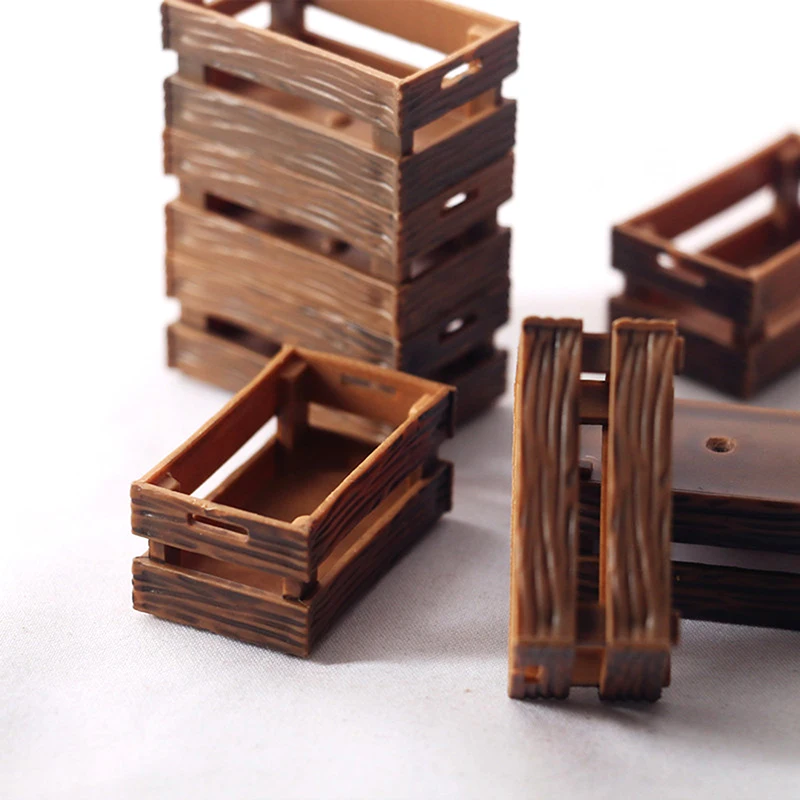 

1/5 шт., миниатюрная корзина для хранения кукольного домика, 1/12