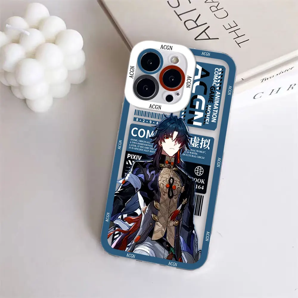 ACGN Dan Heng Honkai Star Rail Cover Clear Phone Case For Infinix TECNO POVA 2 3 POP SMART 4 5 6 7 8 NOTE 10 11 12 VIP PRO Case