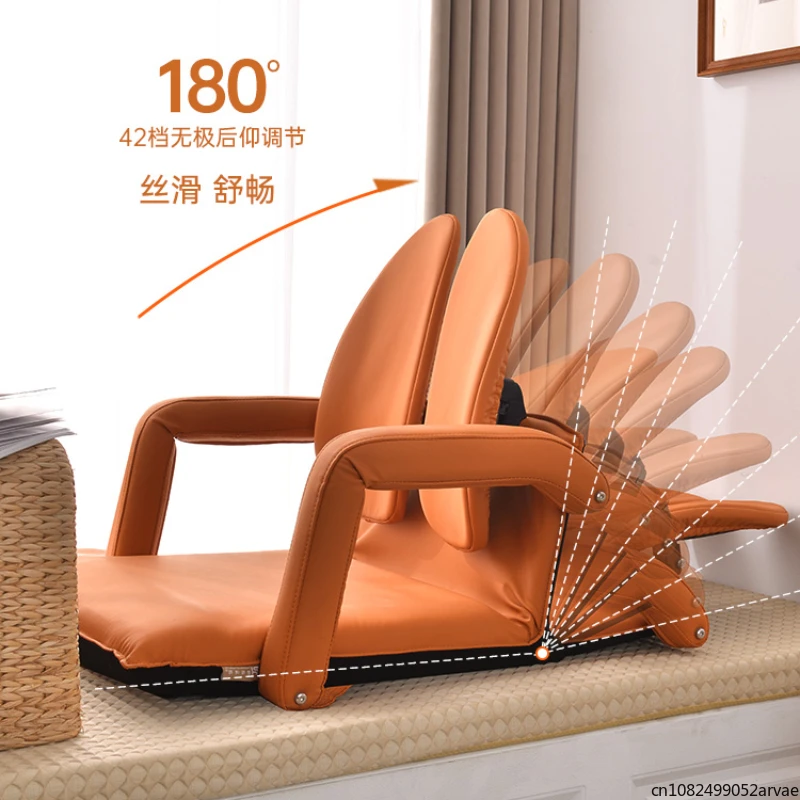 New Lazy Sofa Tatami Cushion Seat, Living Room Balcony Bedroom Bay Window Bed Cushion Chair, Adjustable Armrests, Home Furniture