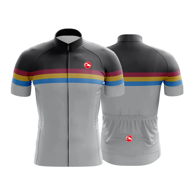 

Новый комплект из трикотажа для велоспорта, топы для гонок на велосипеде, одежда с короткими рукавами для шоссейного велосипеда, рубашка Майо, летняя одежда для велосипеда