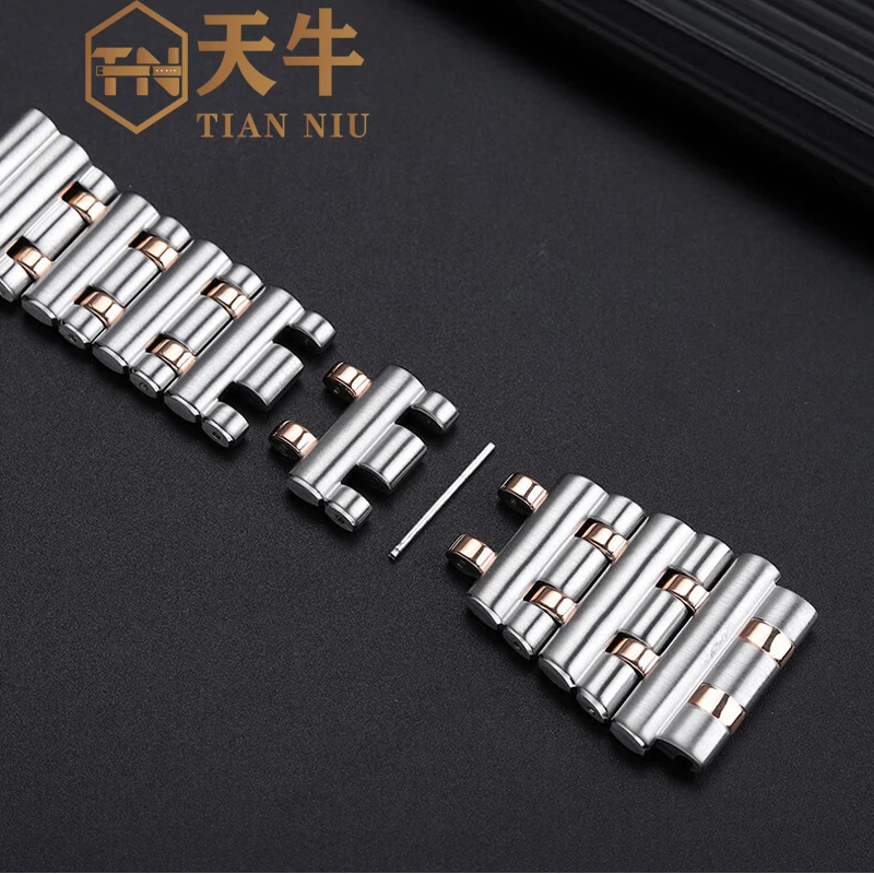 24mm Solid Stainless Steel Watchband For Breitling B01 Series Strap Super Mechanical Timepieces Watch Chain Men\'s bracelet strap