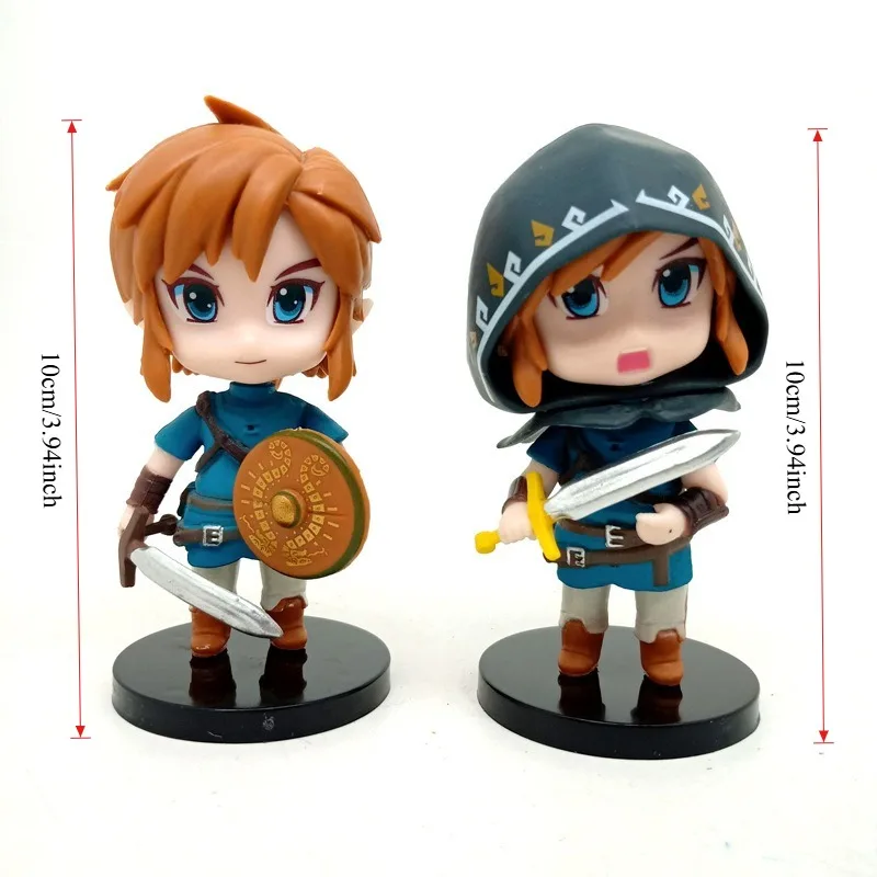 The legend of zelda Link Salda figures hand-made 6 decorative desktop model ornaments doll machine, a gift for children. view 3