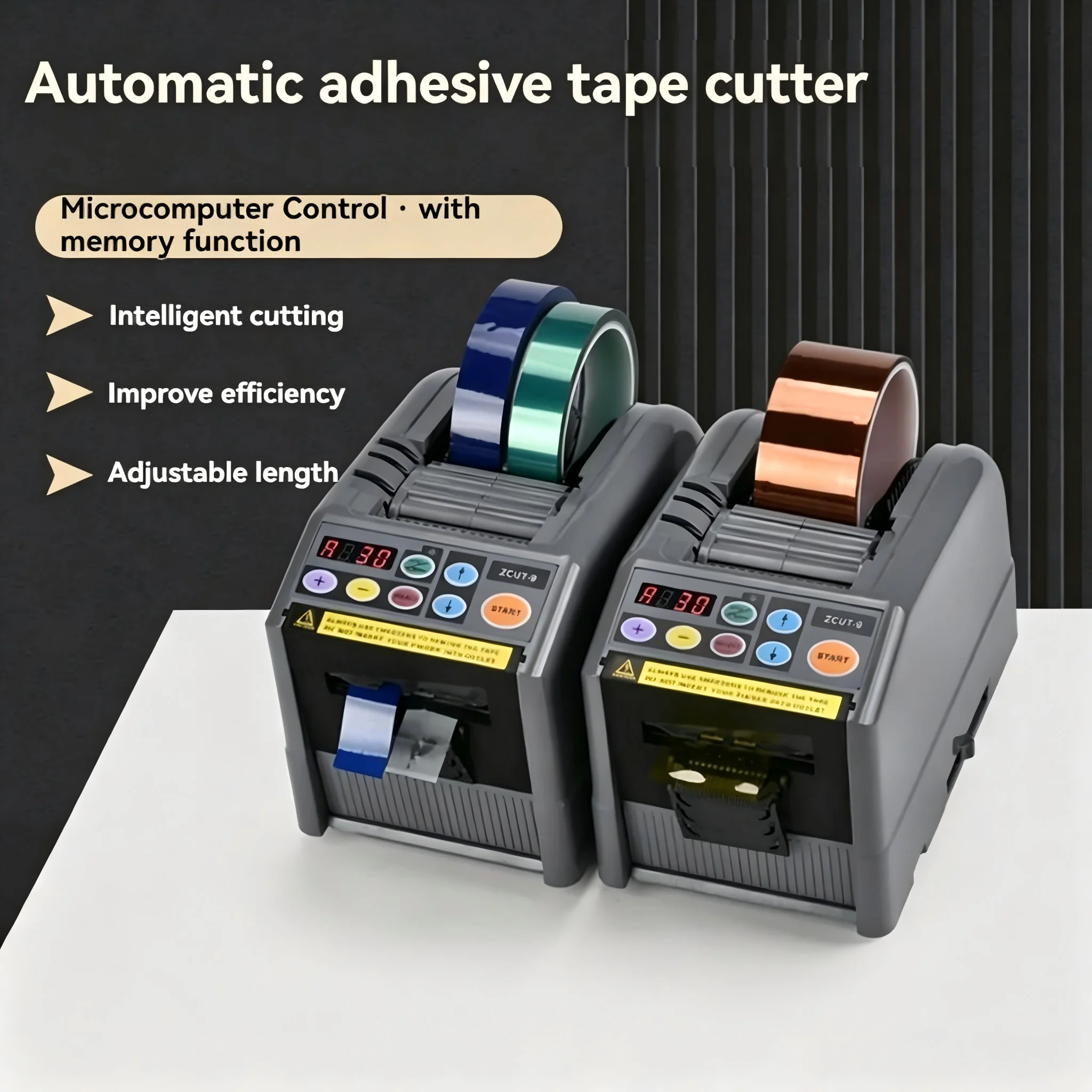 Automatic Tape Dispenser, Double‑Sided High‑Temperature Transparent Acetate Tape Peeling Cutter Machine