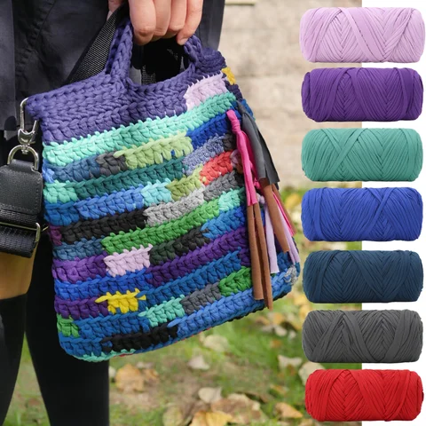 Large 800g High-Quality, High-Elasticity T-Shirt Yarn