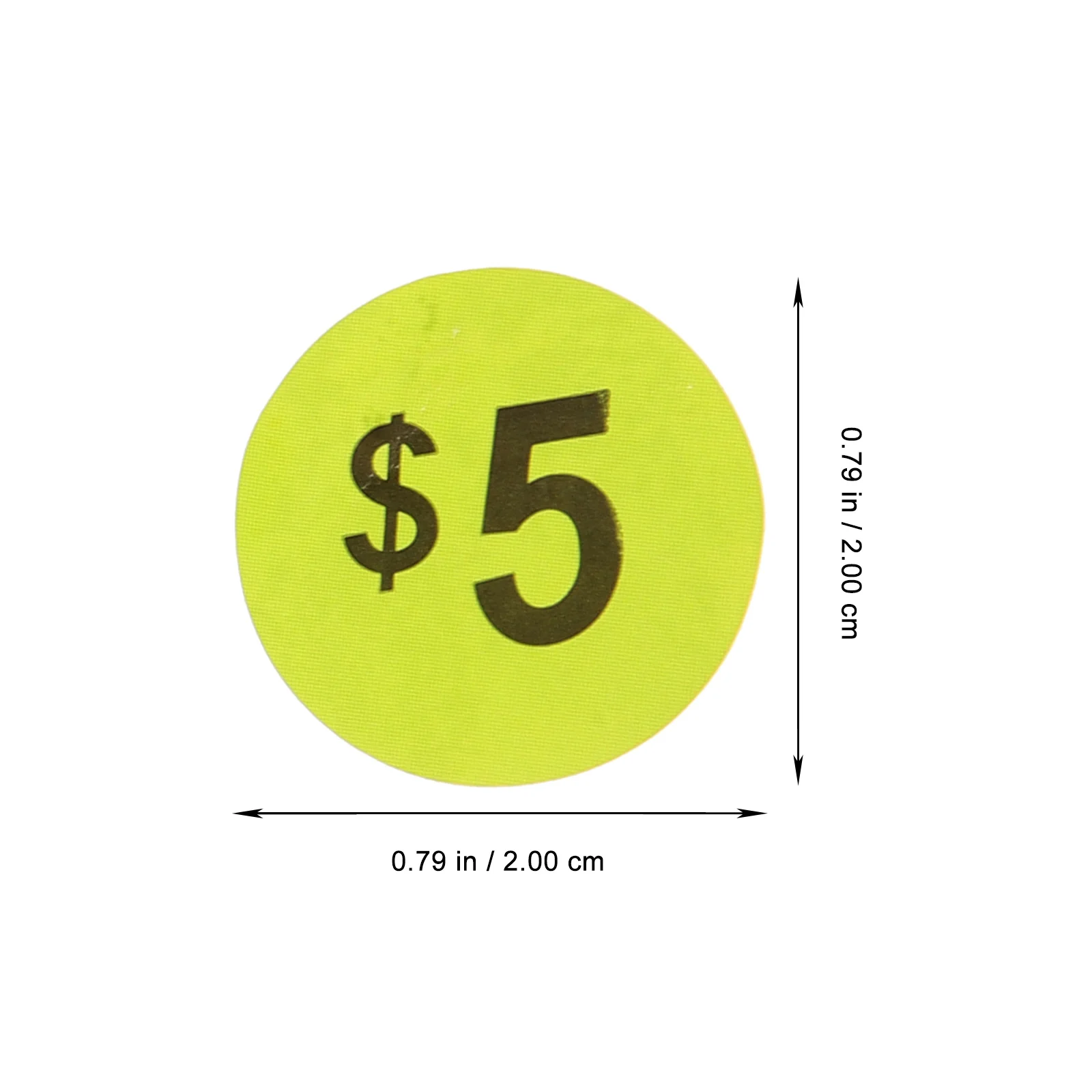 

10 Sheets Round Price Stickers Self-Adhesive Colorful Sale Pricing Labels for Supermarket Retail Store Small Business Market