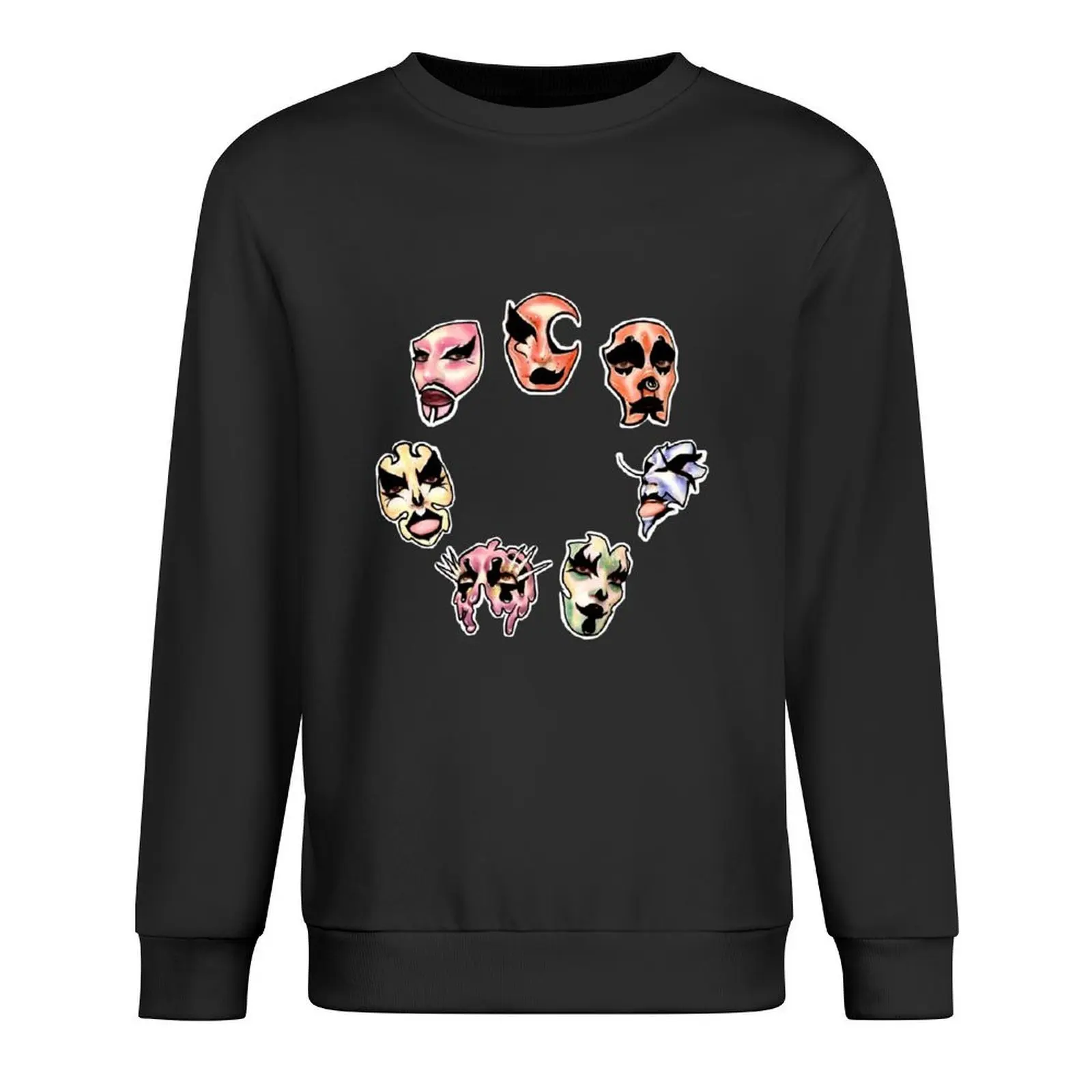 

Ruby George Rainbow Circle Pullover korean style clothes men's autumn clothes men's clothes fashion men new sweatshirts