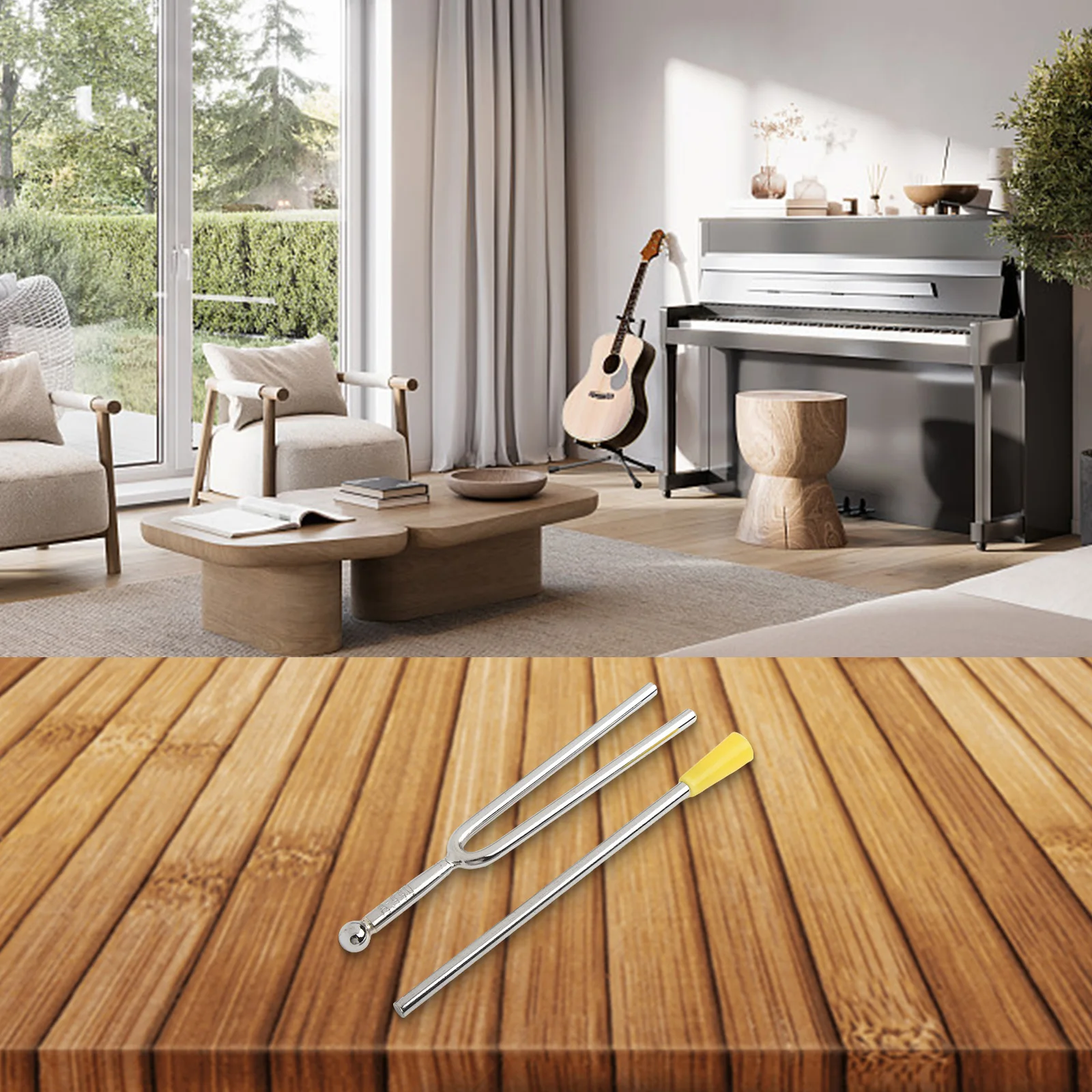 

Для струнных инструментов, ударный тюнер, камертон, компактный дизайн камертона, тюнер для скрипки, легкий дизайн