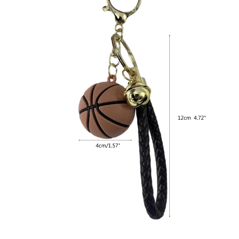 Basketball-Glocken-Schlüsselanhänger, Dekoration, Hängeornamente, Schlüsselanhänger, einzigartiger Anhänger