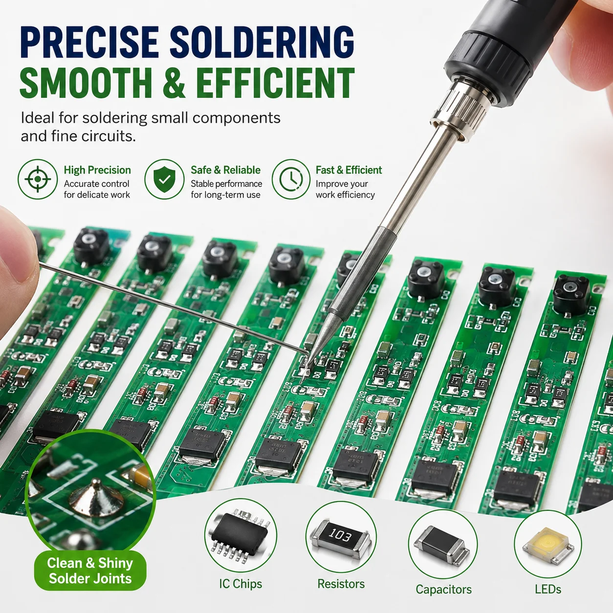 高精度交換式はんだごてキット、木焼きアートや電子溶接DIY用 - Diy Electronics Art のレビューと価格
