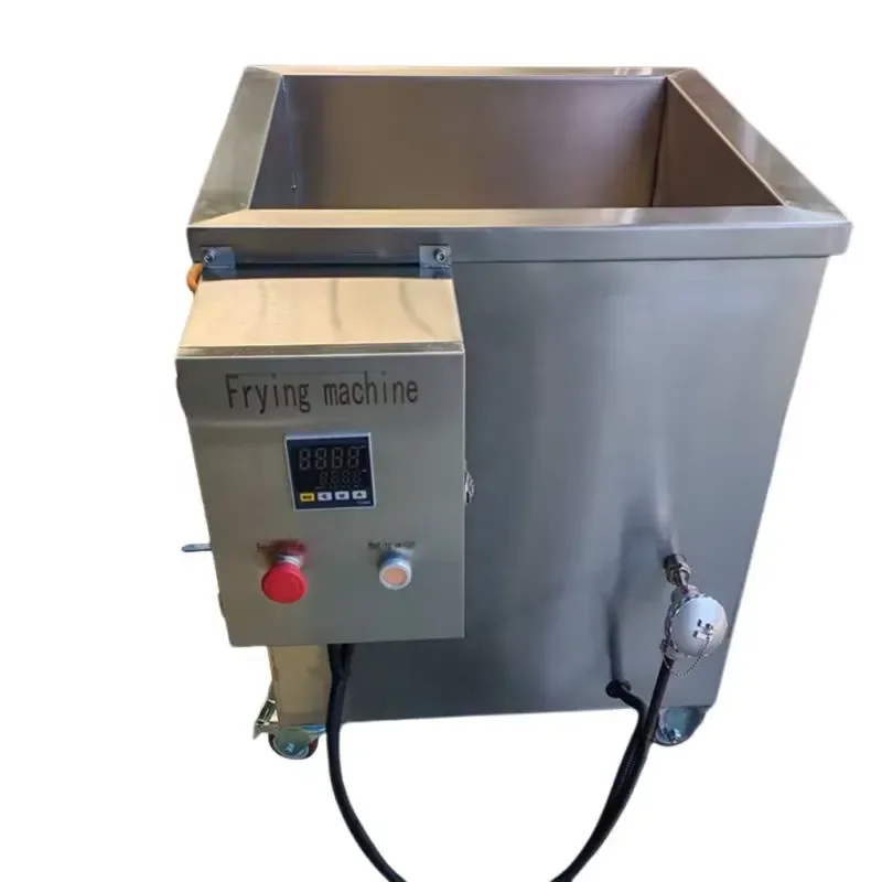 High Efficiency Stainless Steel Electric Fryer for Snack Bars Commercial French Fries Deep Fryer