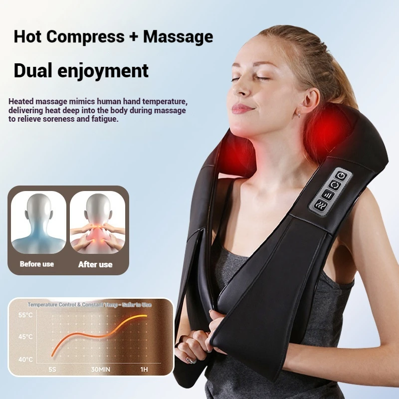 

Многофункциональный домашний массажер для шеи, шаль для плеч, массажер, электрический массажер для шеи и плеч