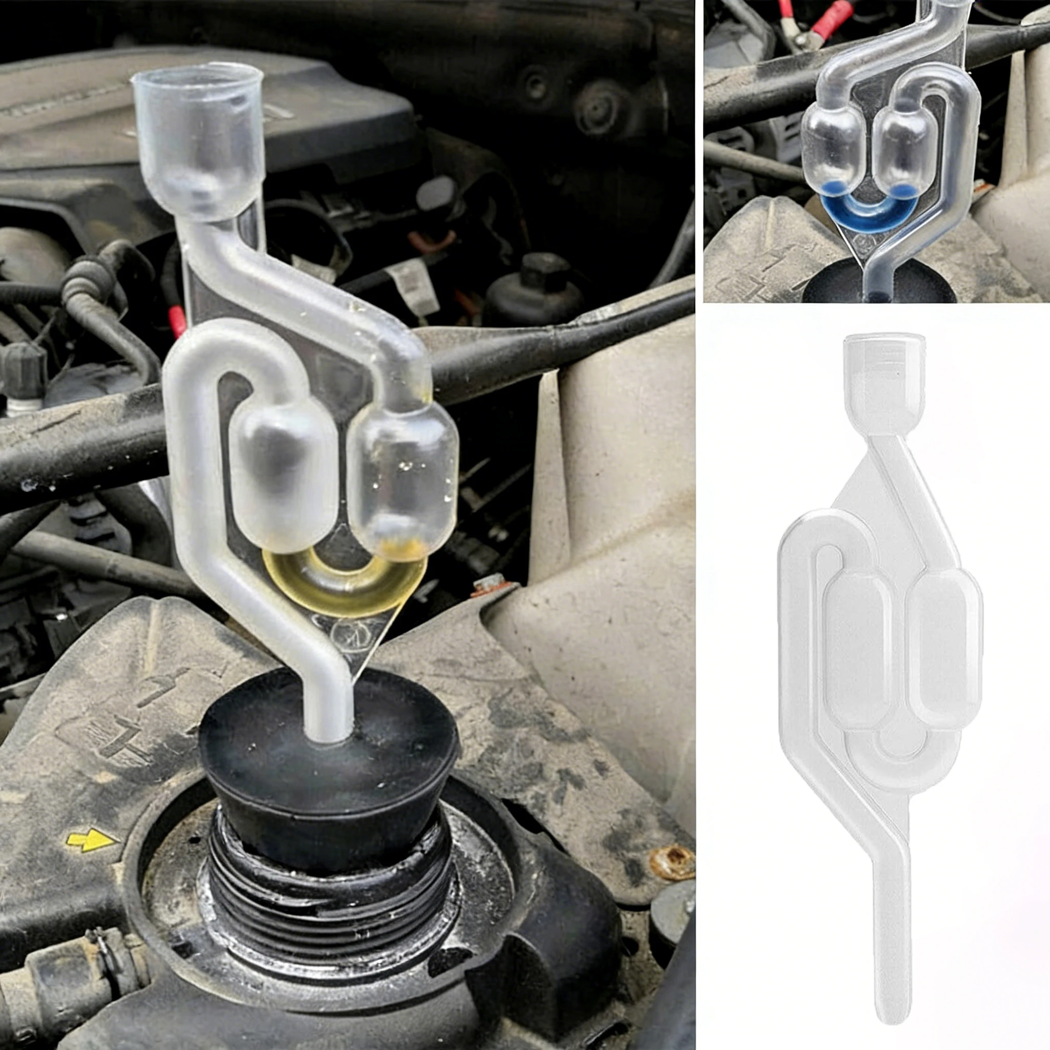 

Комплект тестера утечки сгорания, детектор антифриза и охлаждающей жидкости, автомобильный тестер антифриза, домашний пузырьковый шлюз S-образной формы, воздушные шлюзы