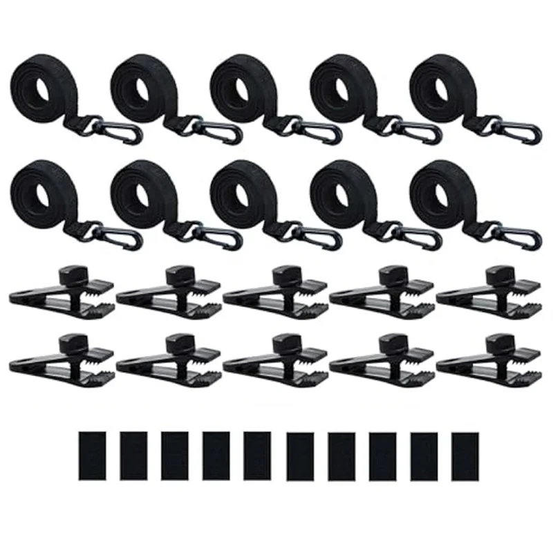 

ABUH-Pool Cover Reel Straps Kit 30Pcs Solar Cover Reel Straps Pool Reel Straps Attachment