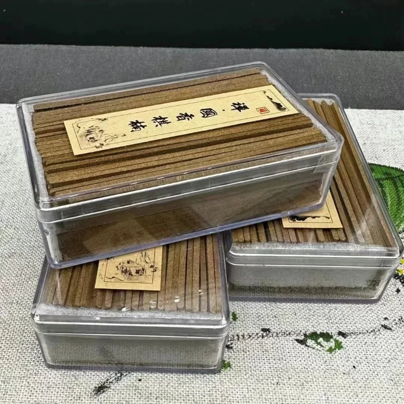 90g Hainan Agilawood Square Shape Incense Stick Temple Worship Study Meditation Calm Mind Purify Air Soothe Spirit Joss Stick